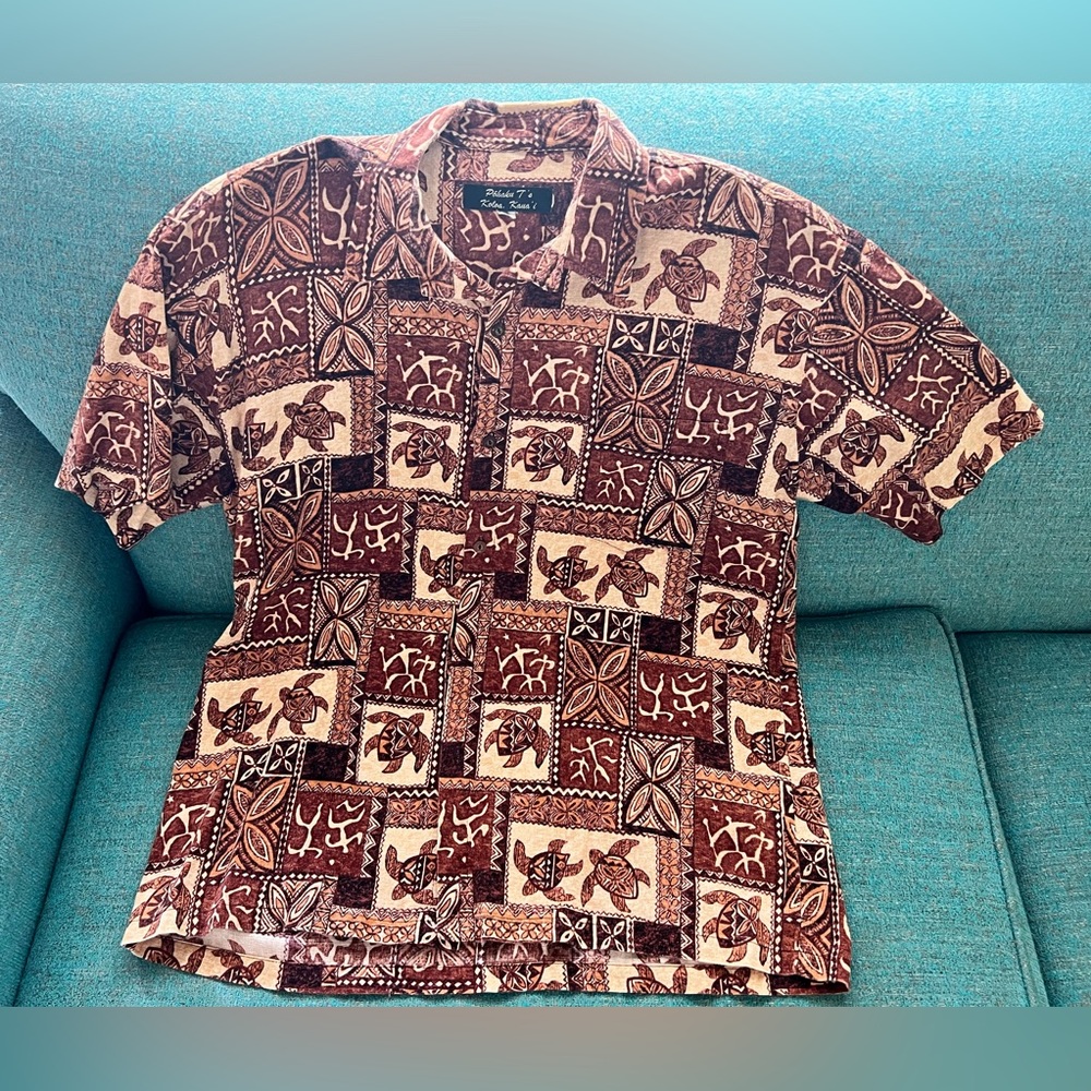 PohakuT’s Koloa Kuau’i Mens Shirt XL